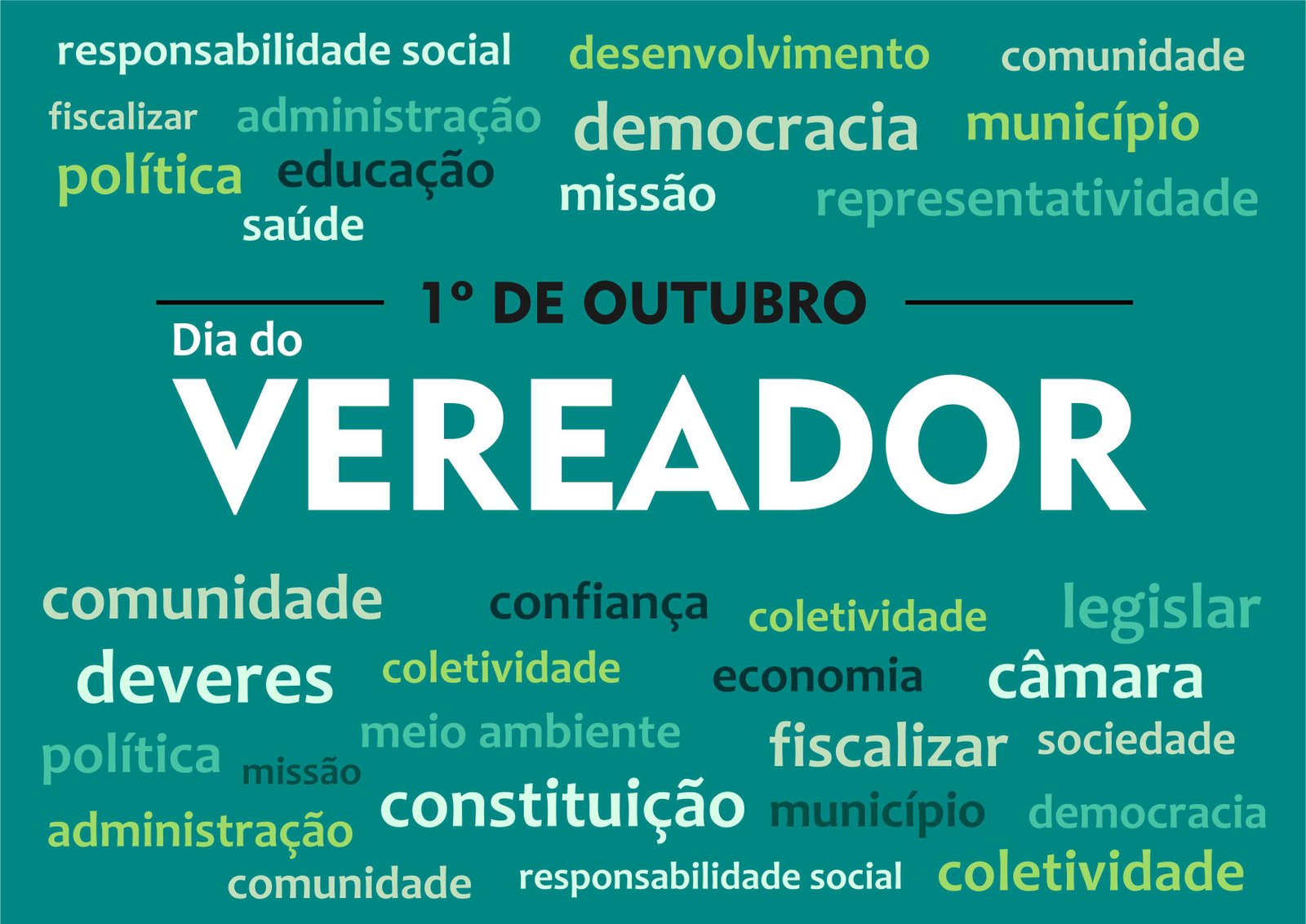 1º de outubro - Dia do Vereador